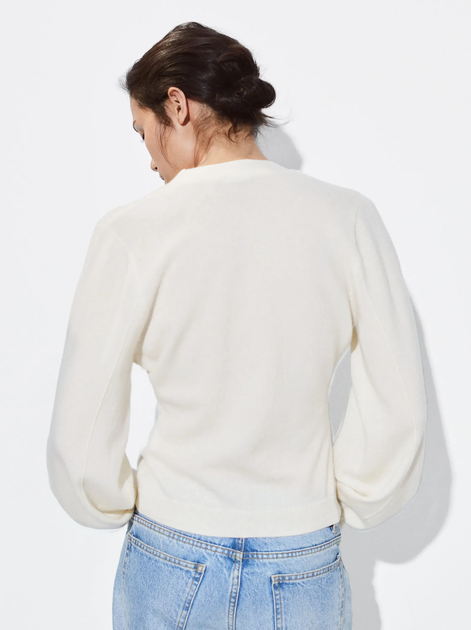 PARFOIS Basics|Blazer und Mäntel>Jacke Aus Kaschmir Ekrü