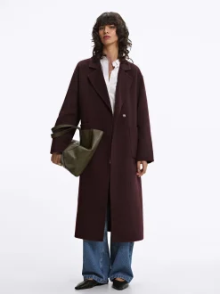 PARFOIS Umhängetaschen|Handtaschen>Jacke Mit Wolle Bordeaux