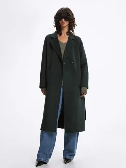 PARFOIS Umhängetaschen>Jacke Mit Wolle Gr&uuml;n