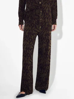 PARFOIS Hosen>Jacquard-Strickhose Mehrfarbig