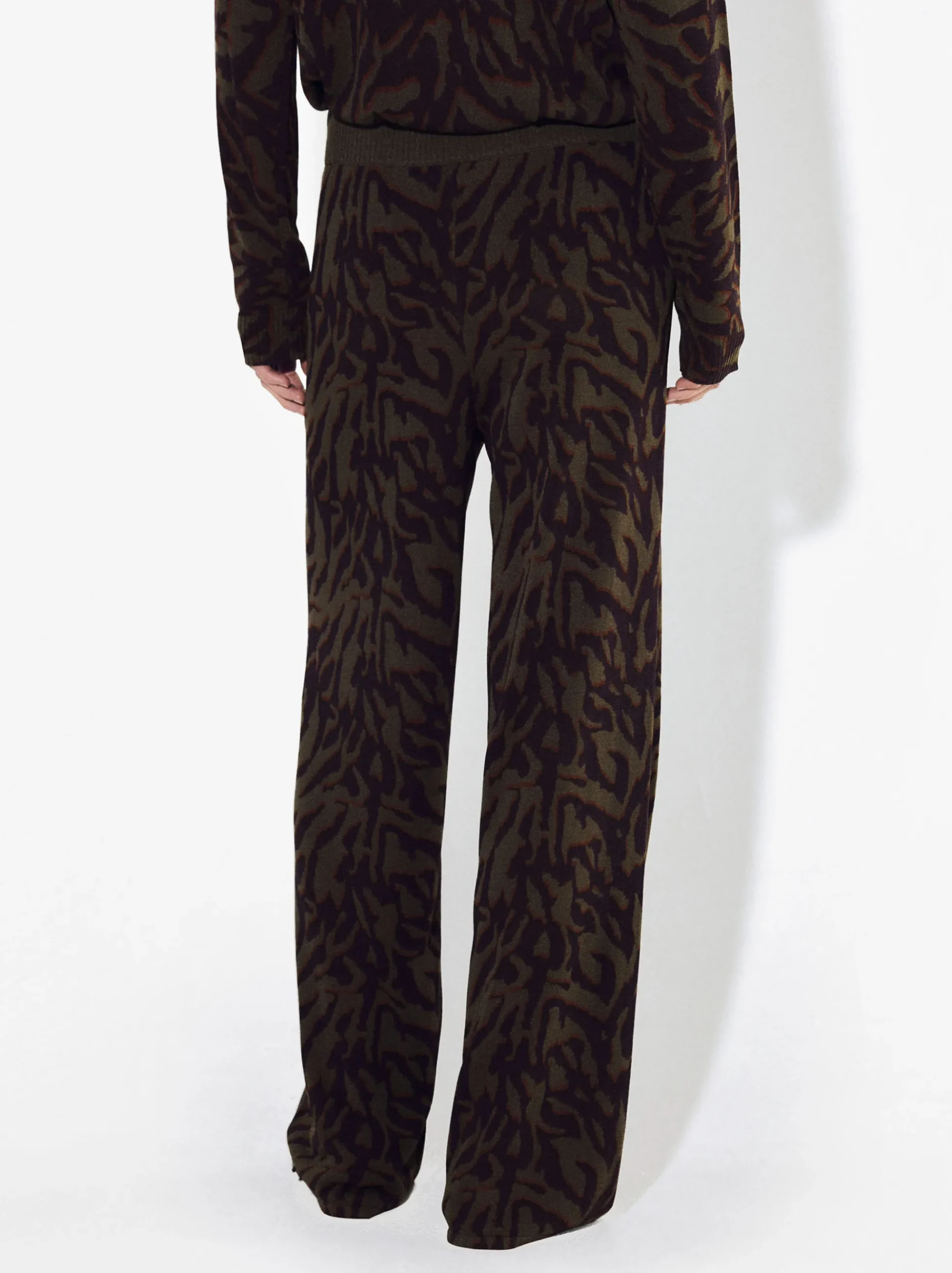 PARFOIS Hosen>Jacquard-Strickhose Mehrfarbig