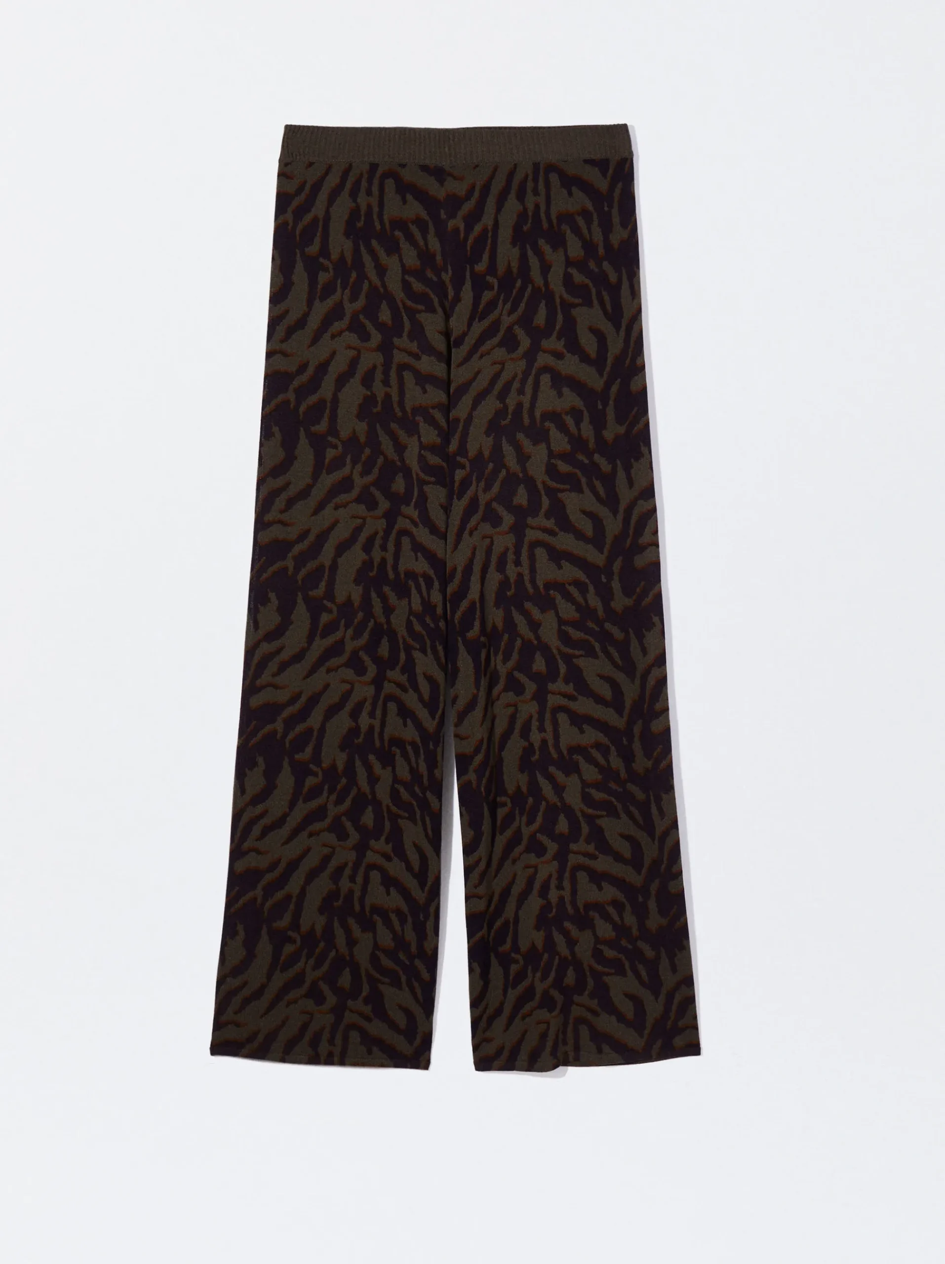 PARFOIS Hosen>Jacquard-Strickhose Mehrfarbig