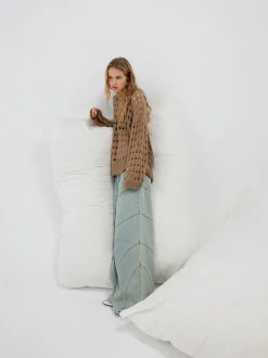 PARFOIS Schultertaschen>Jeans Mit Mittelhohem Bund Blau