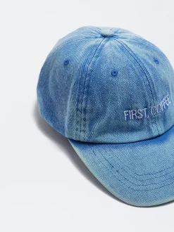 PARFOIS Strohhüte>Jeanskappe Blau