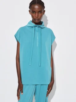 PARFOIS Basics|Hosen>Joggingshirt Mit Zip Blau