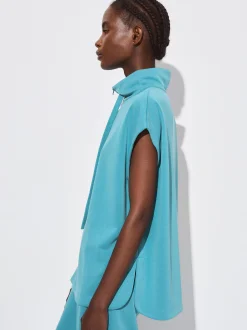 PARFOIS Basics|Hosen>Joggingshirt Mit Zip Blau