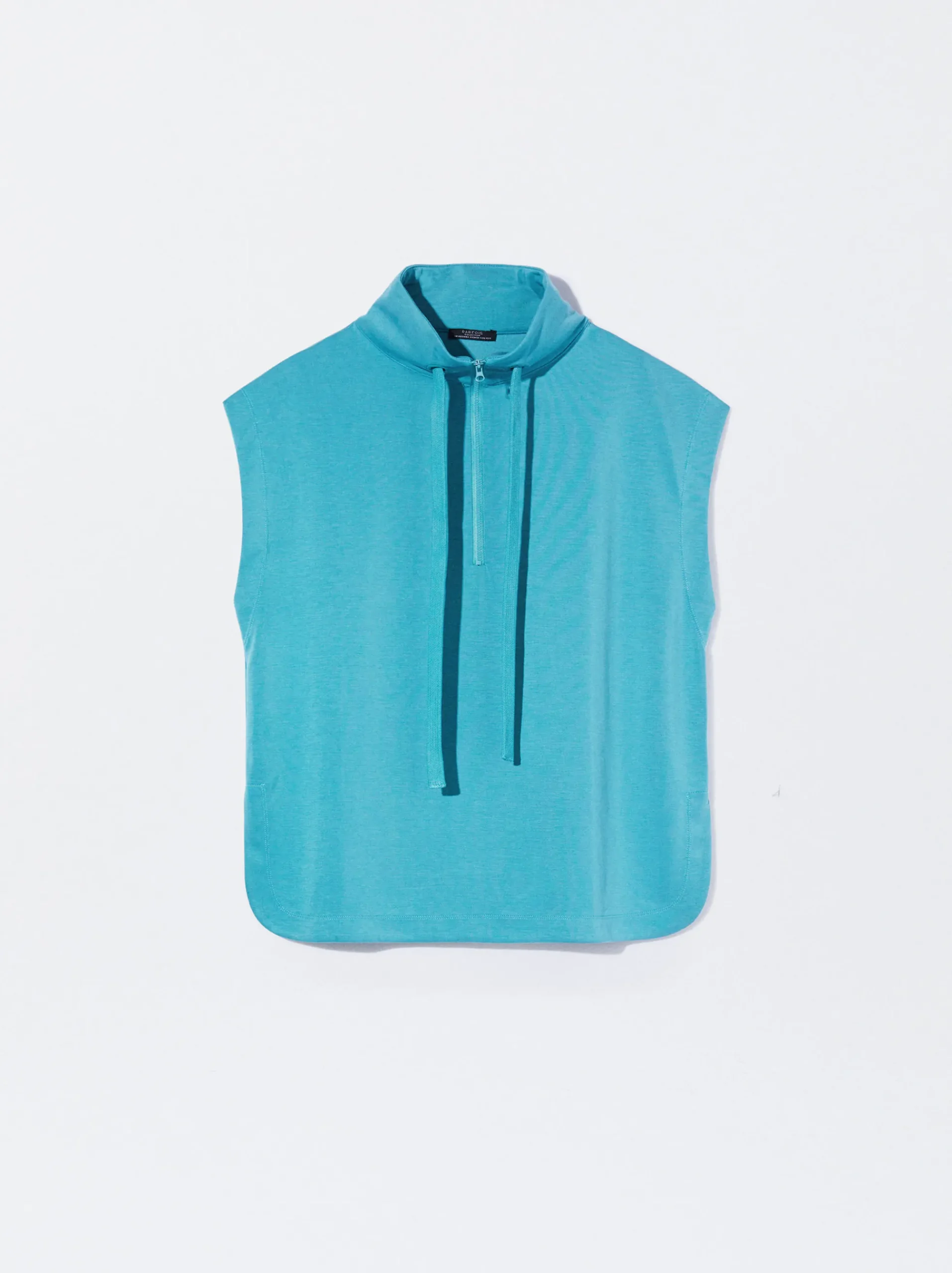 PARFOIS Basics|Hosen>Joggingshirt Mit Zip Blau