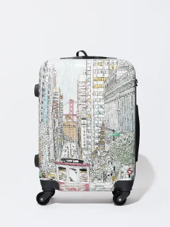 PARFOIS Rücksäcke>Kabinentrolley Mit Print Grau