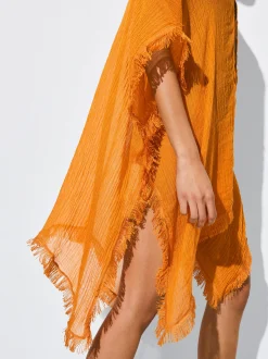 PARFOIS Umhängetaschen>Kaftan Mit Fransen Orange