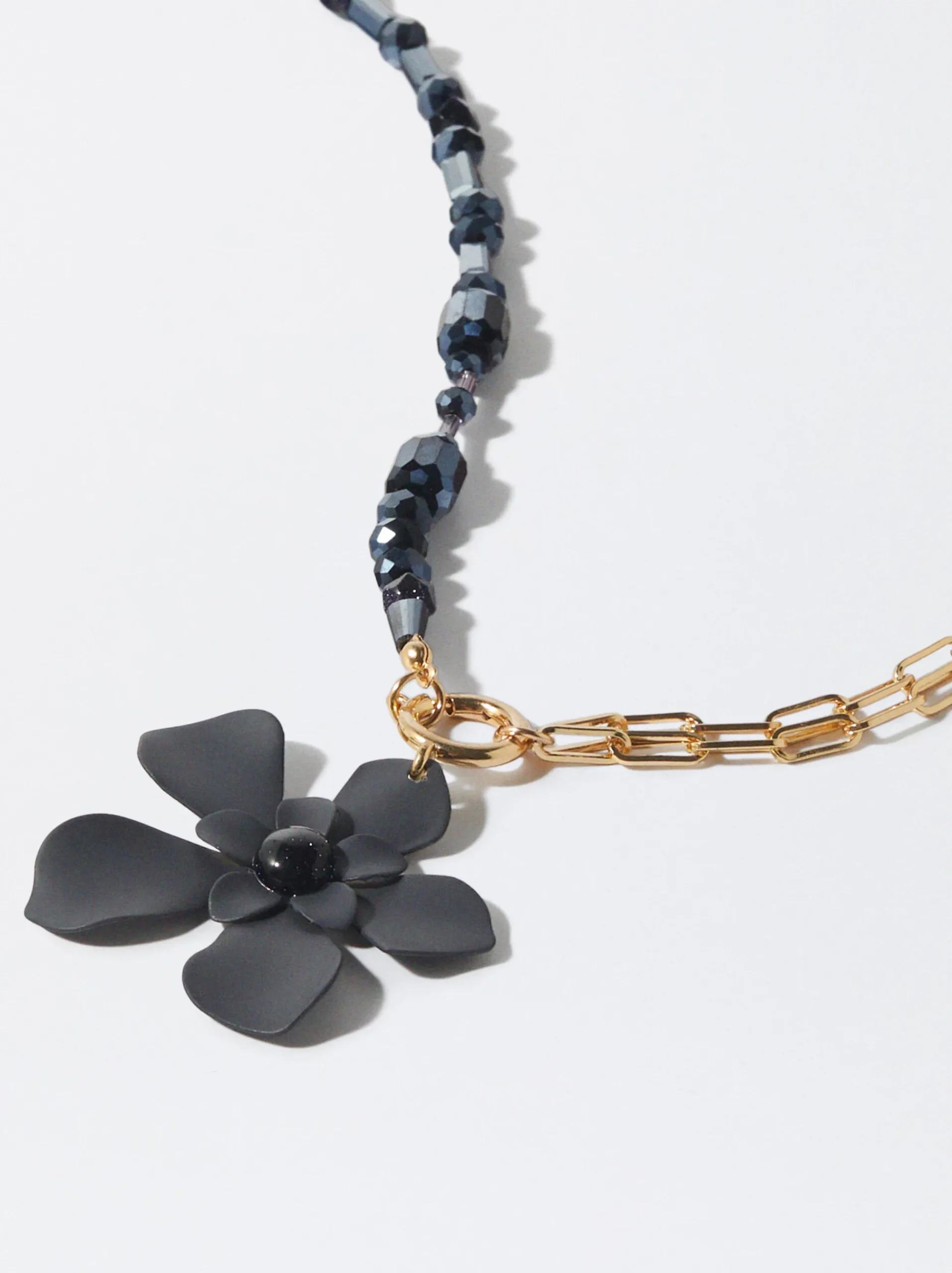 PARFOIS Ring-Sets|Ringe>Kette Mit Blume Und Steinen Mehrfarbig