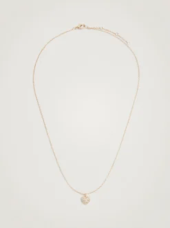 PARFOIS Raffinierter Modeschmuck|Ringe>Kette Mit Herz Und Zirkonia Golden