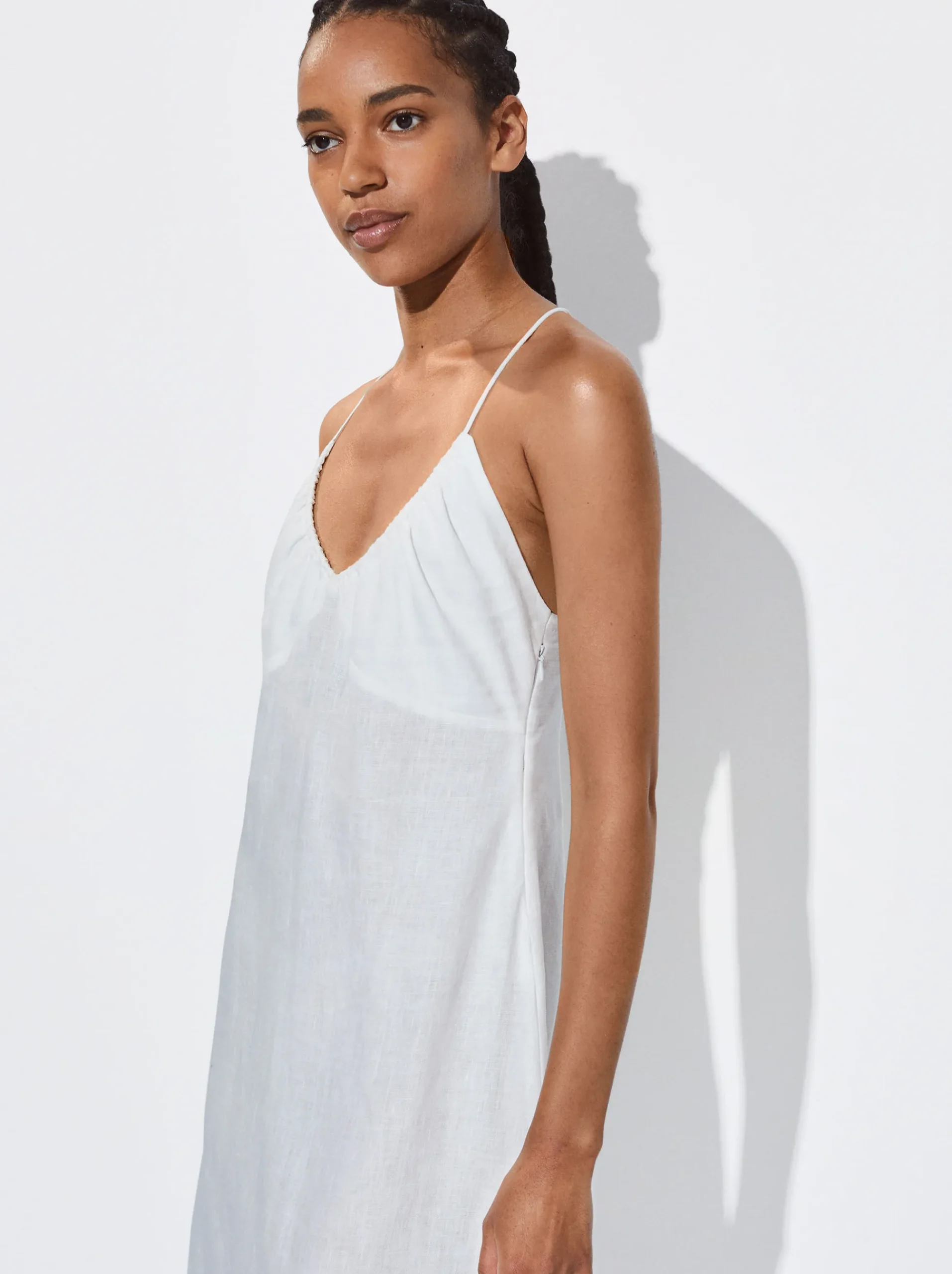 PARFOIS Schultertaschen>Kleid Aus Leinen Ekrü