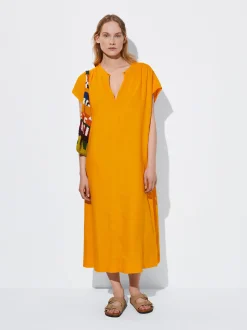 PARFOIS Schultertaschen>Kleid Aus Leinen Orange