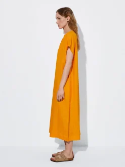 PARFOIS Schultertaschen>Kleid Aus Leinen Orange