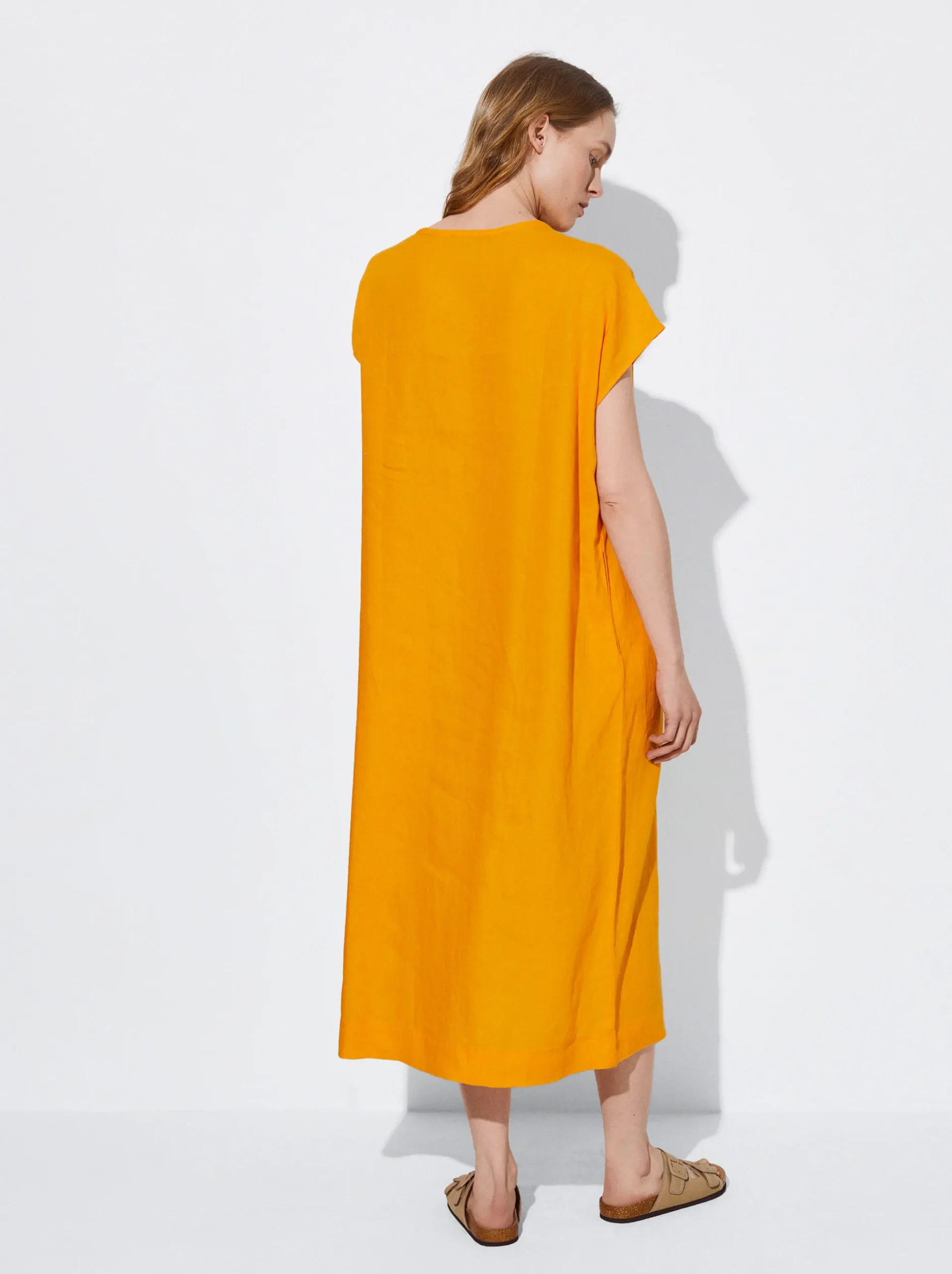 PARFOIS Schultertaschen>Kleid Aus Leinen Orange