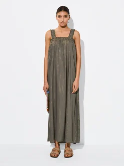 PARFOIS Schultertaschen>Kleid Aus Modal Khaki