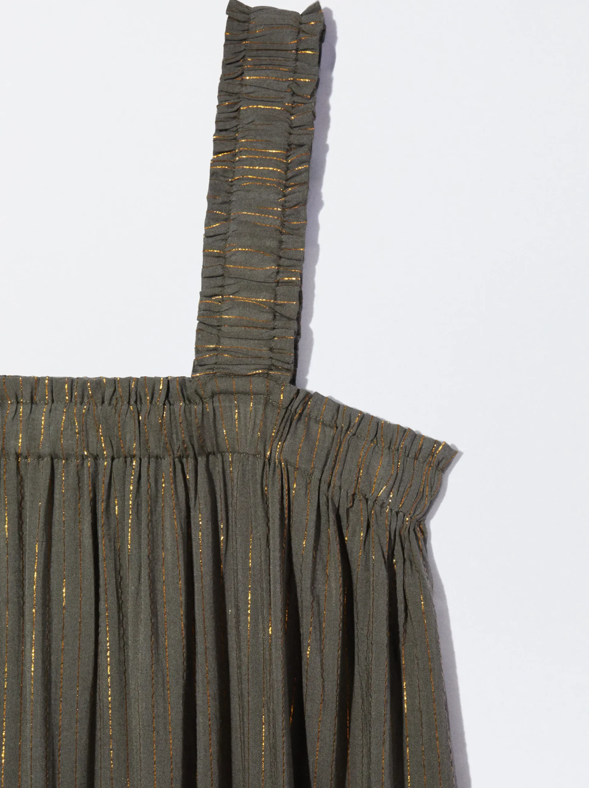 PARFOIS Schultertaschen>Kleid Aus Modal Khaki