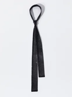 PARFOIS Basics|Schals>Krawatte Mit Pailletten Schwarz
