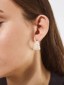 PARFOIS Raffinierter Modeschmuck|Kurze Halsketten>Kreolen Mit Perlen Golden