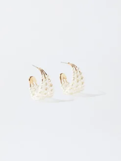 PARFOIS Raffinierter Modeschmuck|Kurze Halsketten>Kreolen Mit Perlen Golden