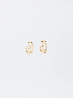 PARFOIS Raffinierter Modeschmuck|Ringe>Kreolen Mit Zirkonia Golden