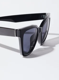 PARFOIS Kunststoff Sonnenbrille|Ovalem Sonnenbrille>Kunststoffsonnenbrille Schwarz