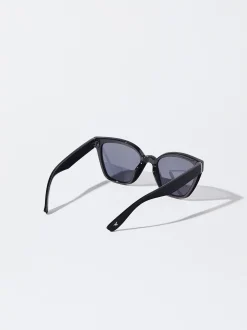 PARFOIS Kunststoff Sonnenbrille|Ovalem Sonnenbrille><noscript><img width=