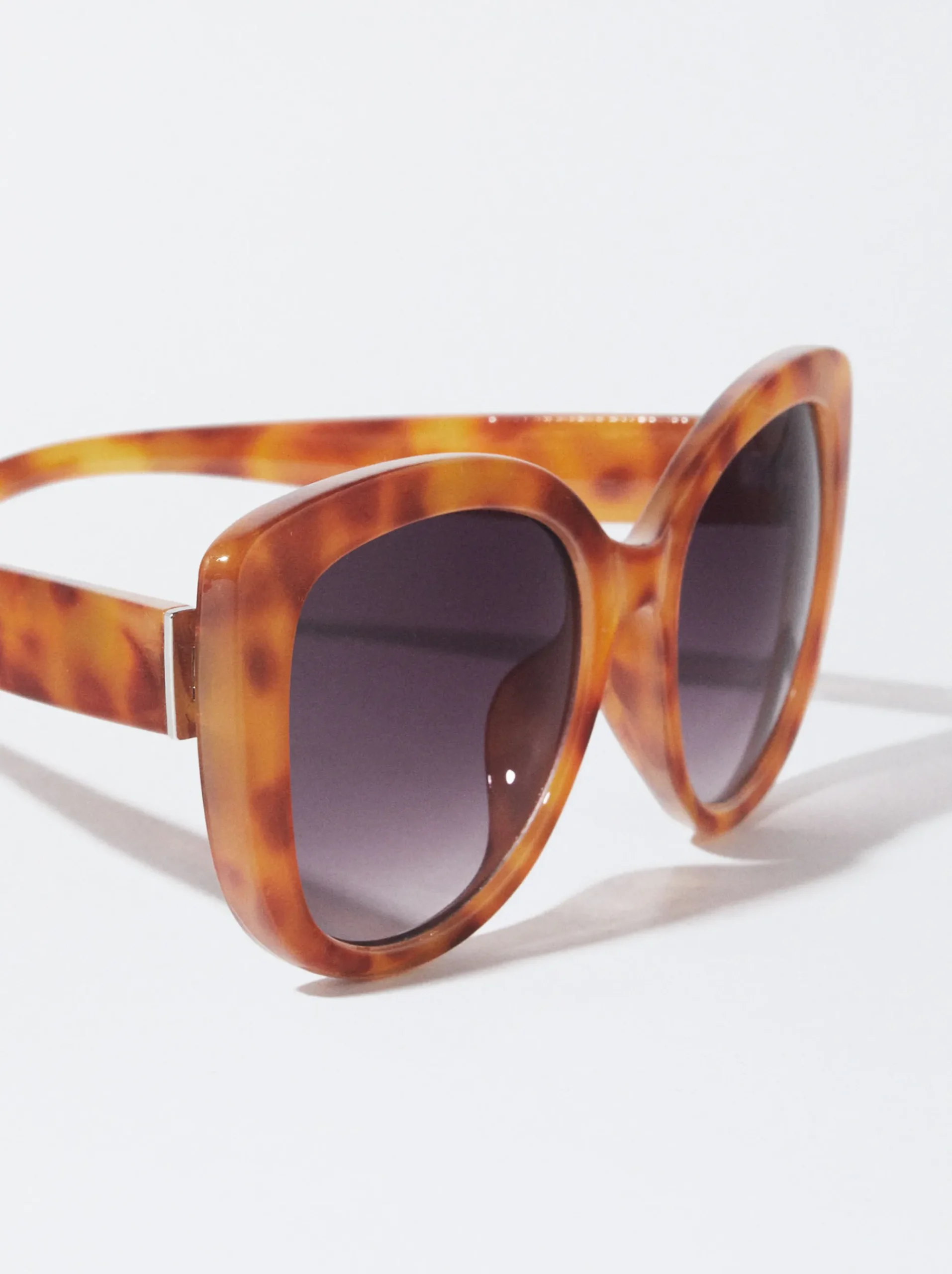 PARFOIS Kunststoff Sonnenbrille|Runde Sonnenbrille>Kunststoffsonnenbrille Braun
