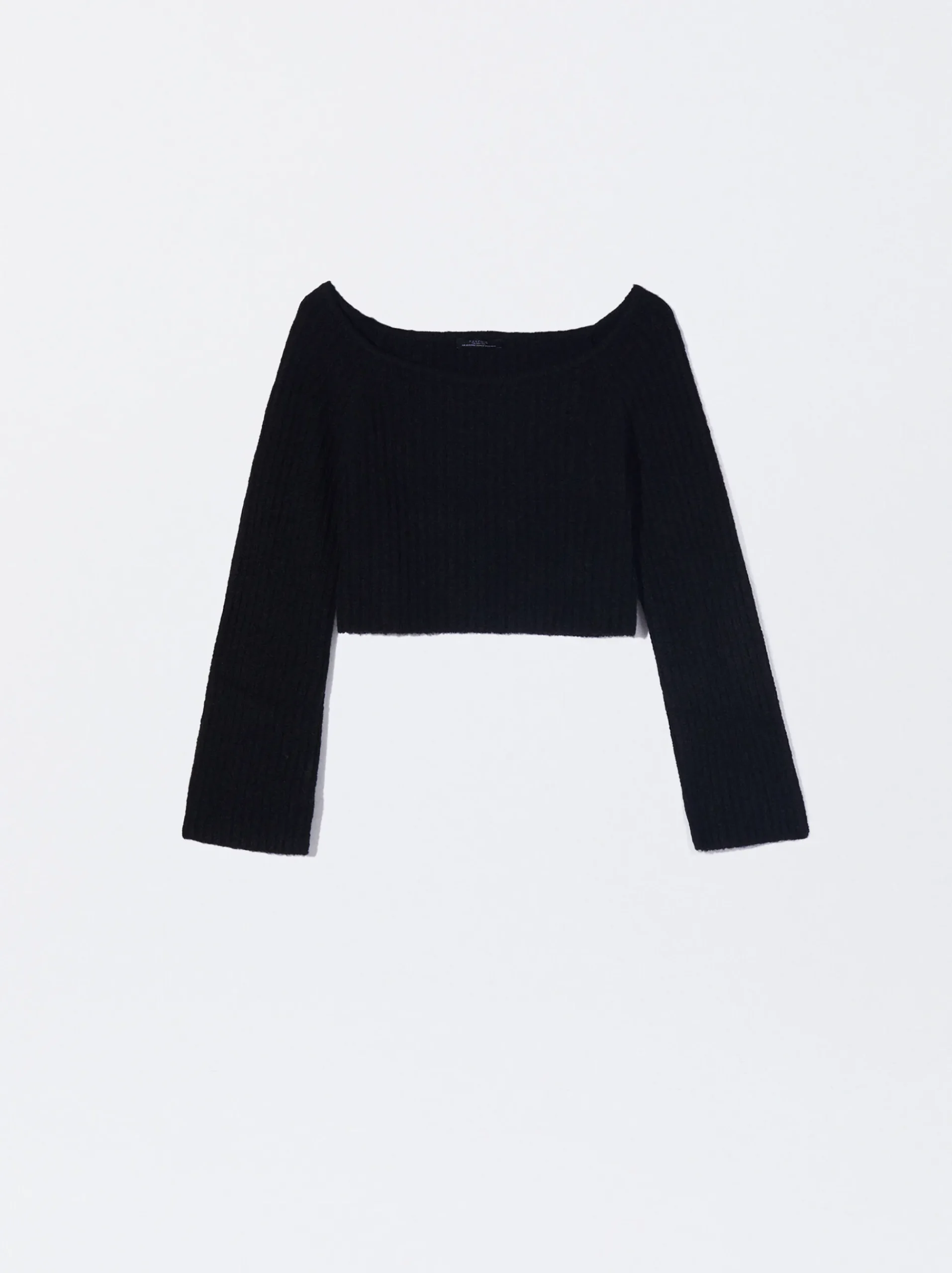 PARFOIS Hosen>Kurz Strickpullover Schwarz