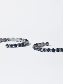 PARFOIS Sportschuhe>Kurze Creolen Mit Strass Blau