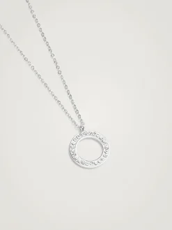 PARFOIS Basics|Kurze Ohrringe>Kurze Halskette Aus Metall Mit Zierkristallen Silber