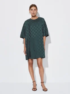 PARFOIS Blazer und Mäntel>Kurzes Jacquardkleid Mit Schleifen Grün