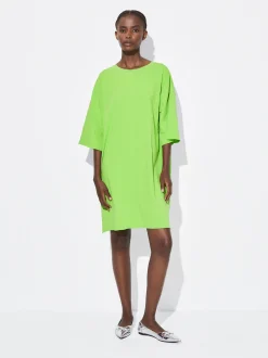 PARFOIS Schultertaschen>Kurzes Kleid Aus Baumwolle Grün