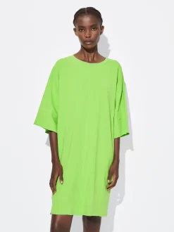 PARFOIS Schultertaschen>Kurzes Kleid Aus Baumwolle Gr&uuml;n