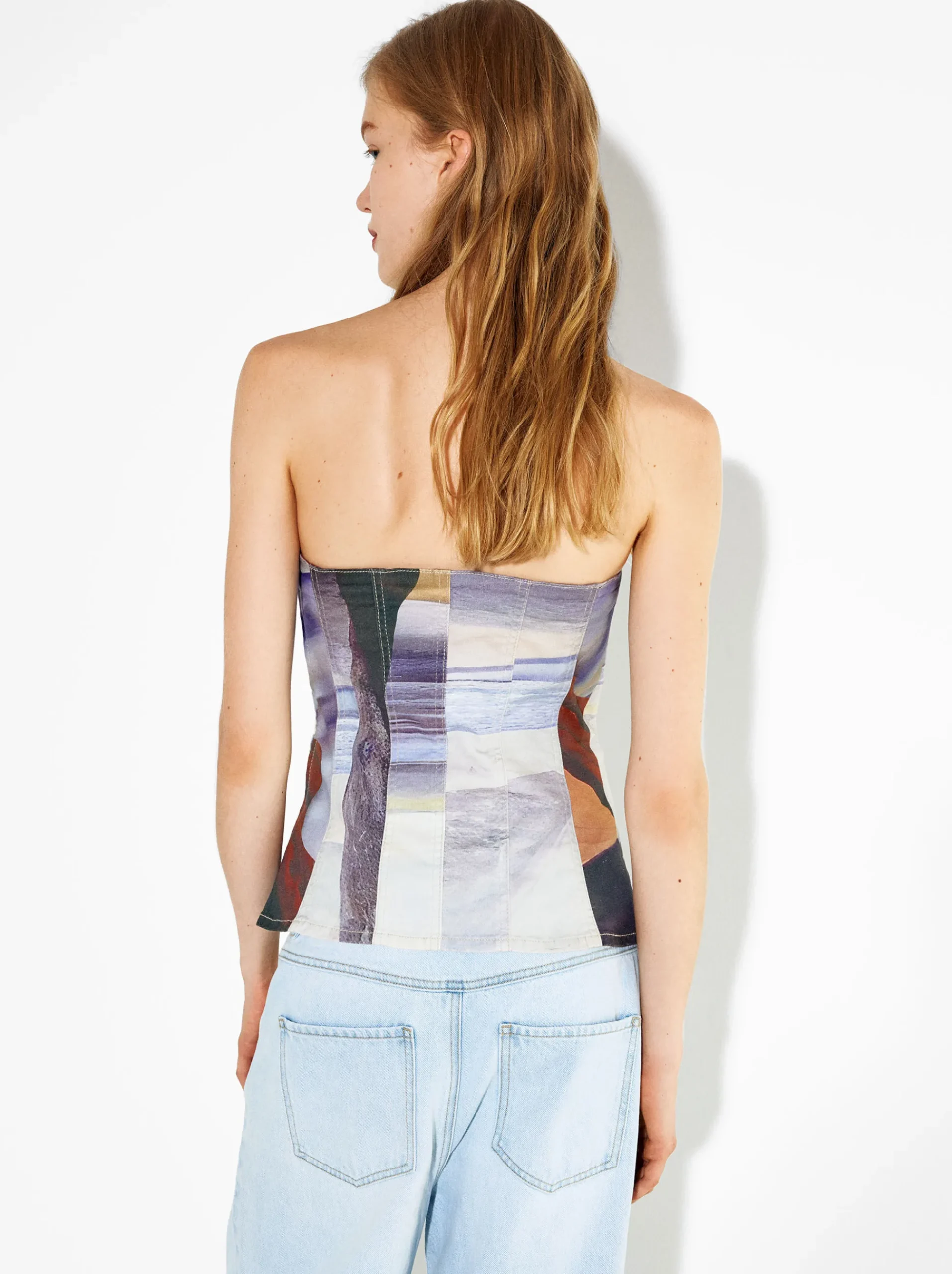 PARFOIS Schultertaschen|Taschen aus Leder NEW>Kurzes Top Mit Print Mehrfarbig