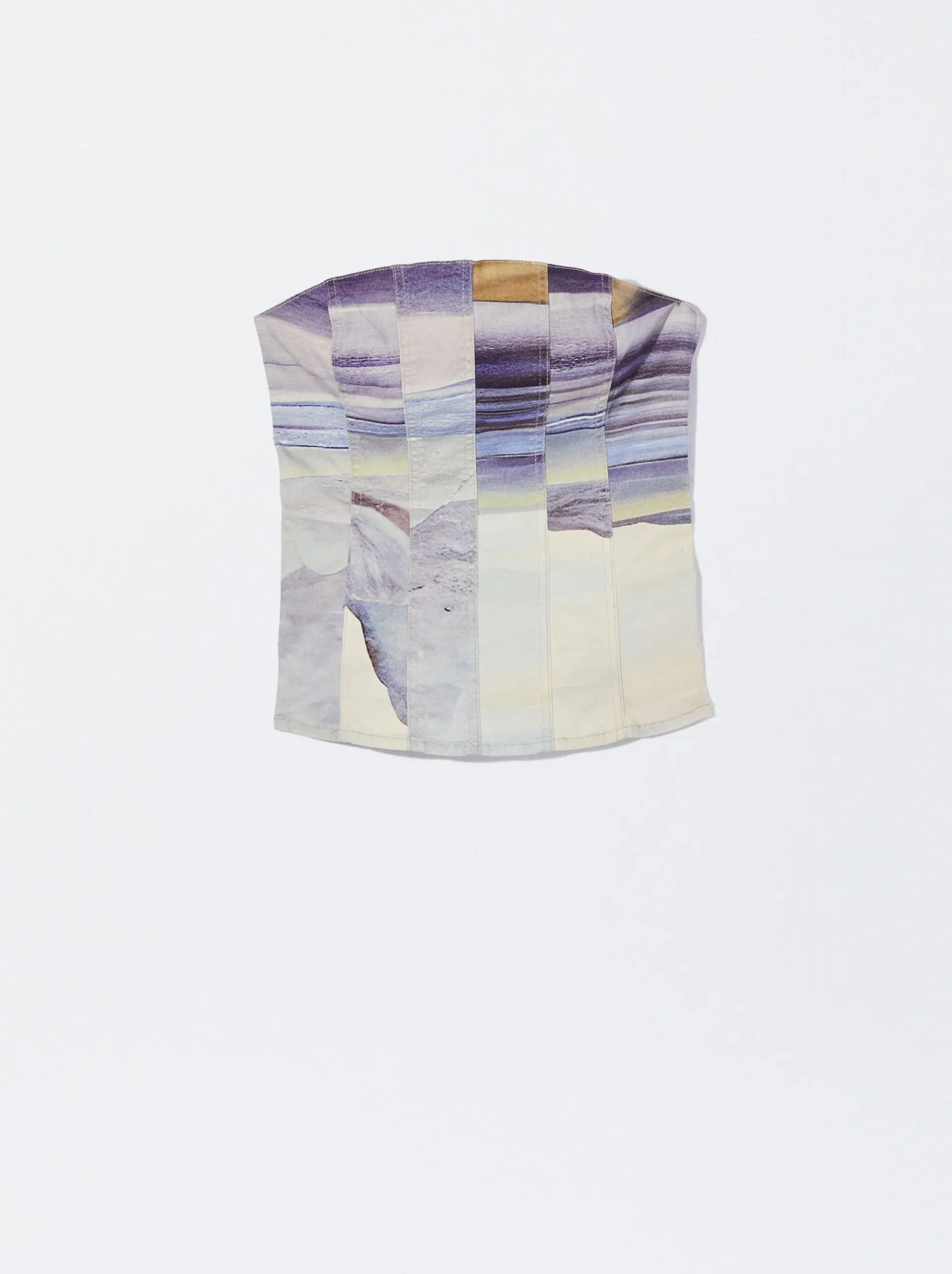 PARFOIS Schultertaschen|Taschen aus Leder NEW>Kurzes Top Mit Print Mehrfarbig
