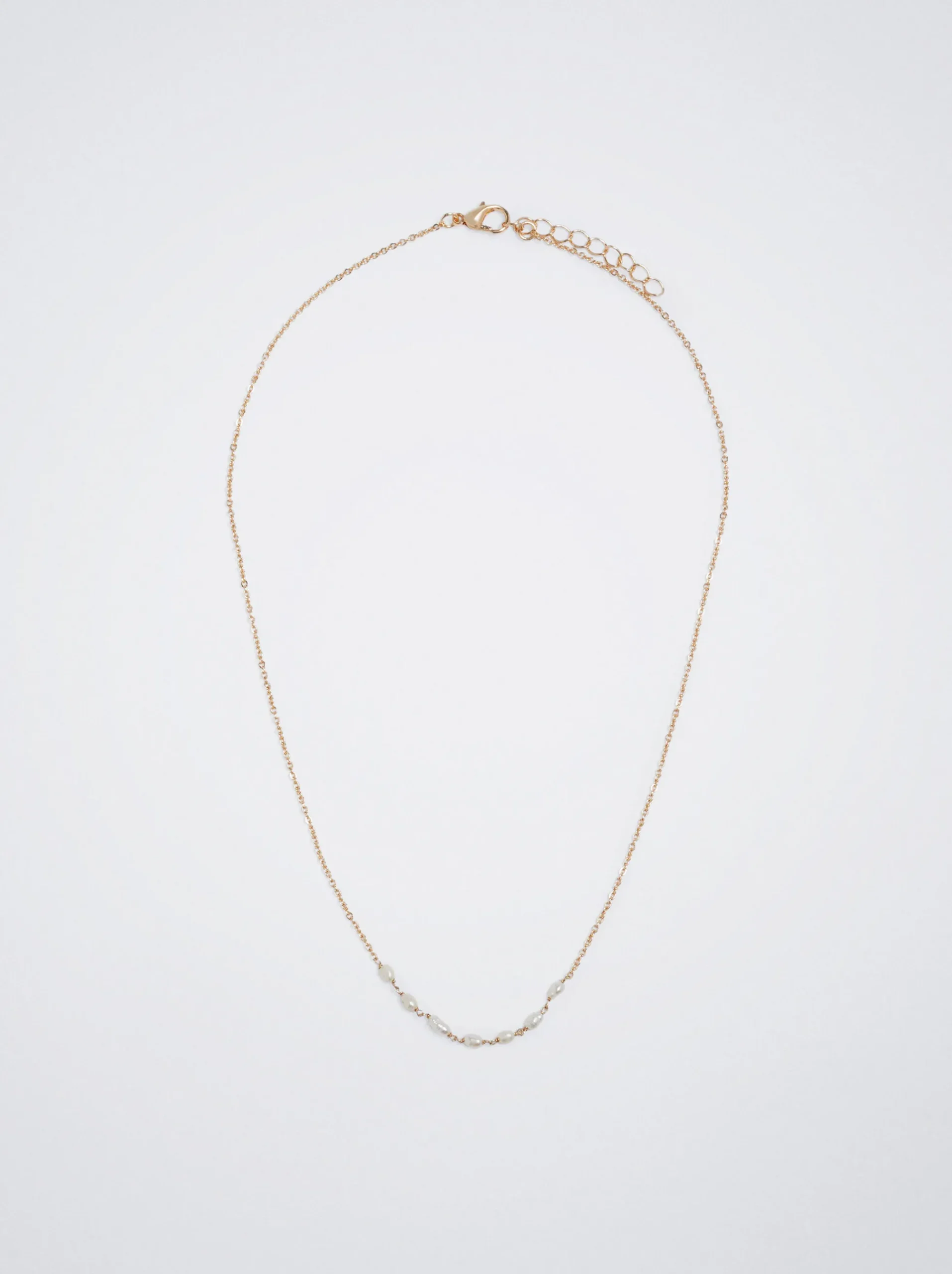 PARFOIS Raffinierter Modeschmuck|Kurze Ohrringe>Lange Halskette Mit Perle Golden