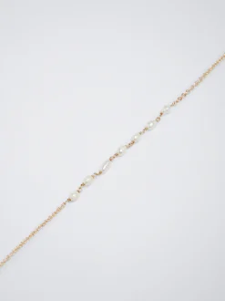 PARFOIS Raffinierter Modeschmuck|Kurze Ohrringe>Lange Halskette Mit Perle Golden