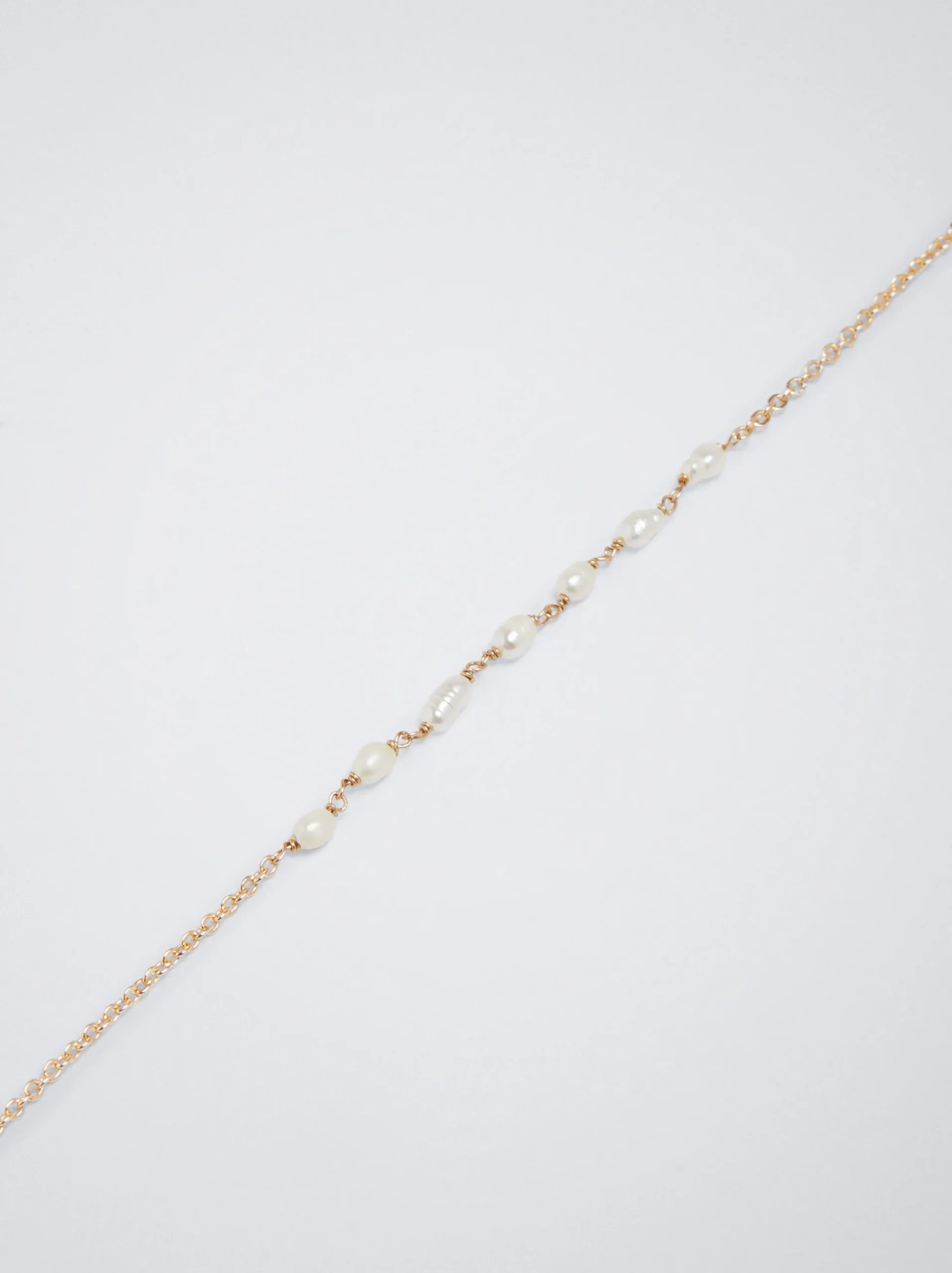 PARFOIS Raffinierter Modeschmuck|Kurze Ohrringe>Lange Halskette Mit Perle Golden