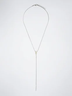 PARFOIS Raffinierter Modeschmuck|Kurze Ohrringe>Lange Halskette Mit Perle Silber