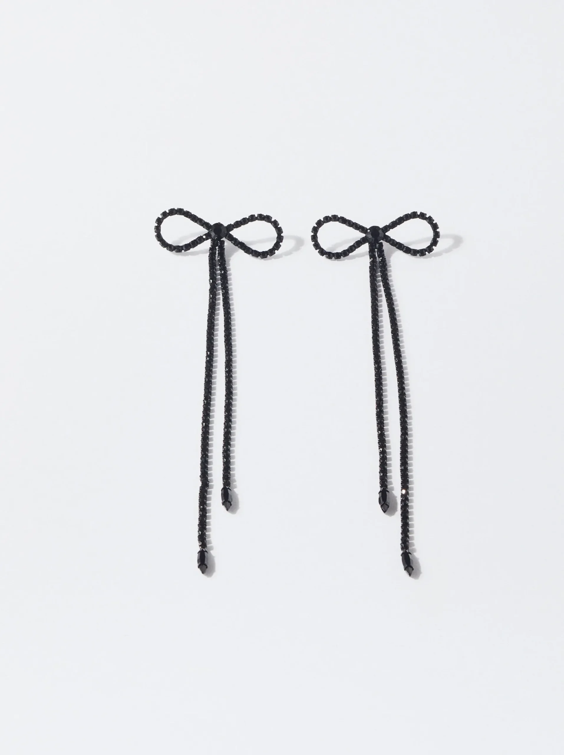 PARFOIS Armbänder>Lange Loop-Ohrringe Schwarz