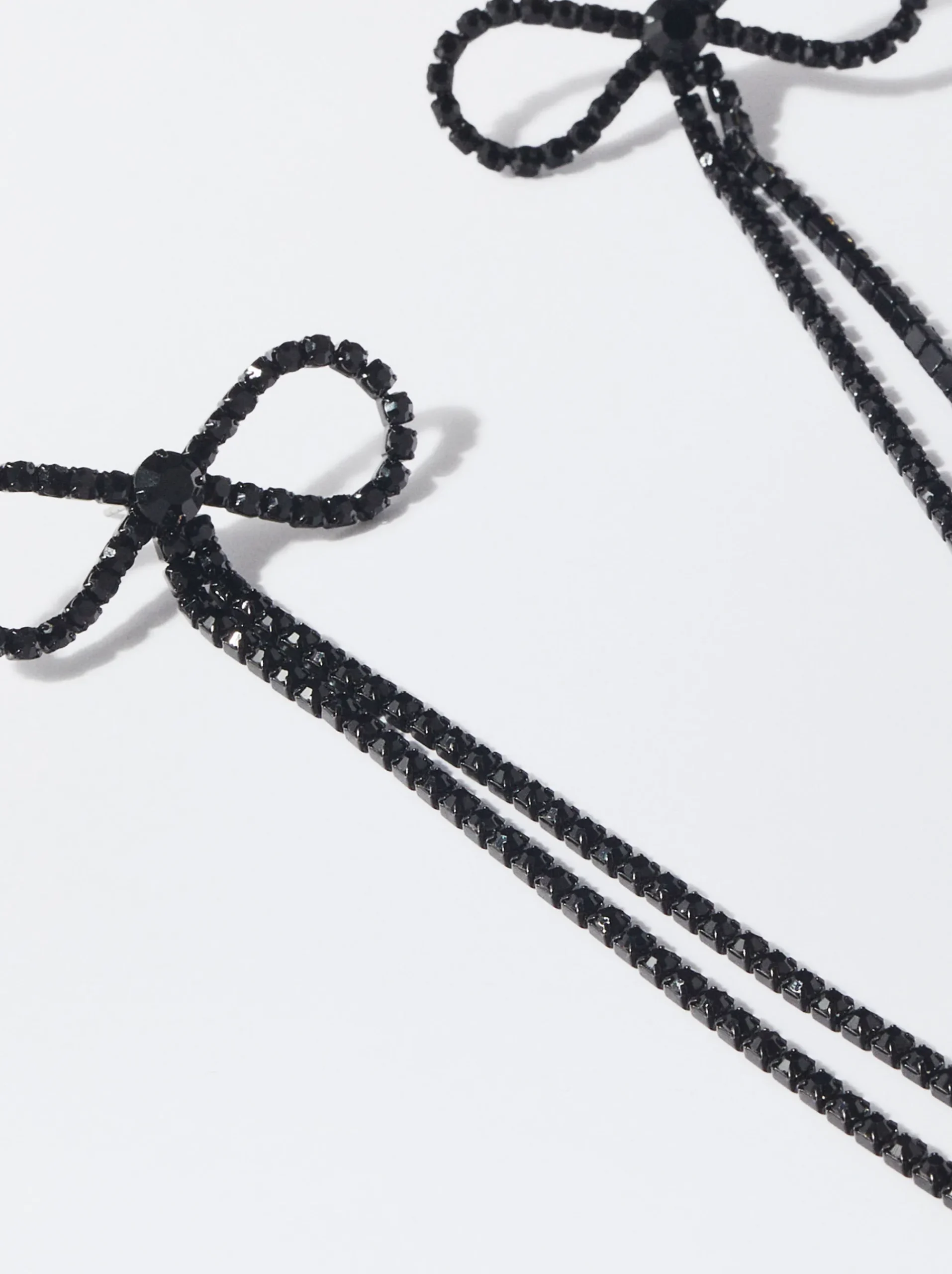 PARFOIS Armbänder>Lange Loop-Ohrringe Schwarz
