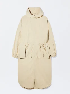 PARFOIS Umhängetaschen>Langer Parka Mit Taschen Beige