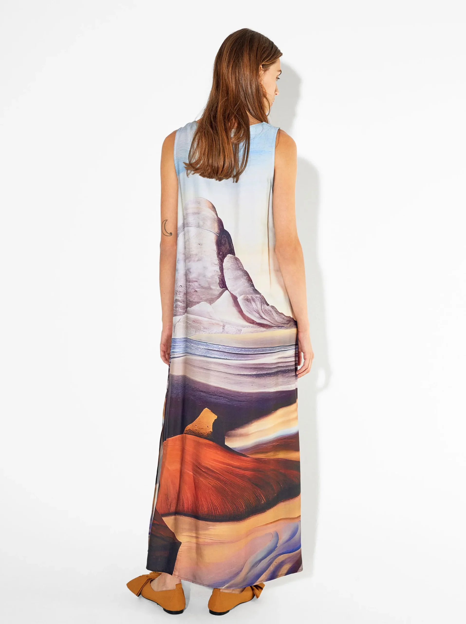 PARFOIS Schultertaschen|Grosse Taschen>Langes Kleid Mit Print Mehrfarbig