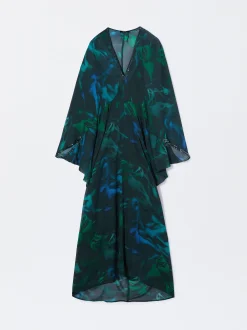 PARFOIS Schultertaschen>Langes Kleid Mit Print Mehrfarbig