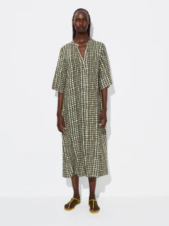 PARFOIS Schultertaschen>Langes Kleid Mit Print Khaki