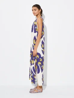 PARFOIS Blazer und Mäntel>Langes Kleid Mit Print Mehrfarbig