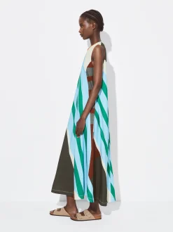PARFOIS Schultertaschen>Langes Kleid Mit Print Mehrfarbig