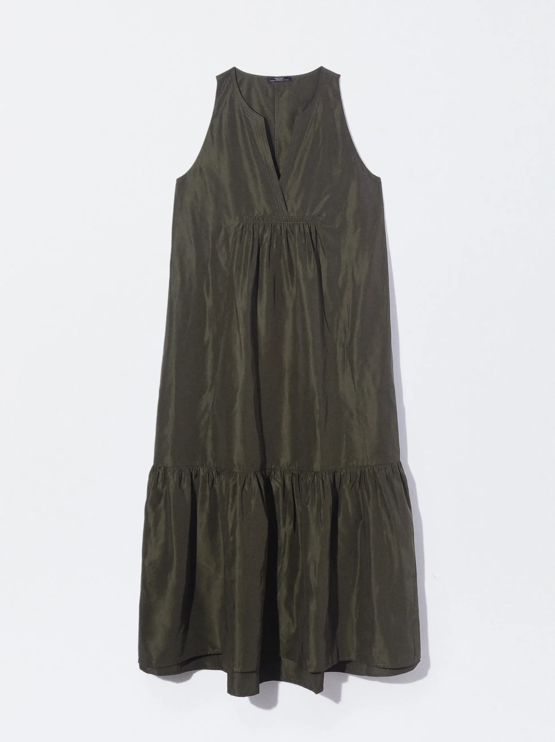 PARFOIS Schultertaschen|Taschen aus Leder NEW>Langes Kleid Mit Rüschen Khaki