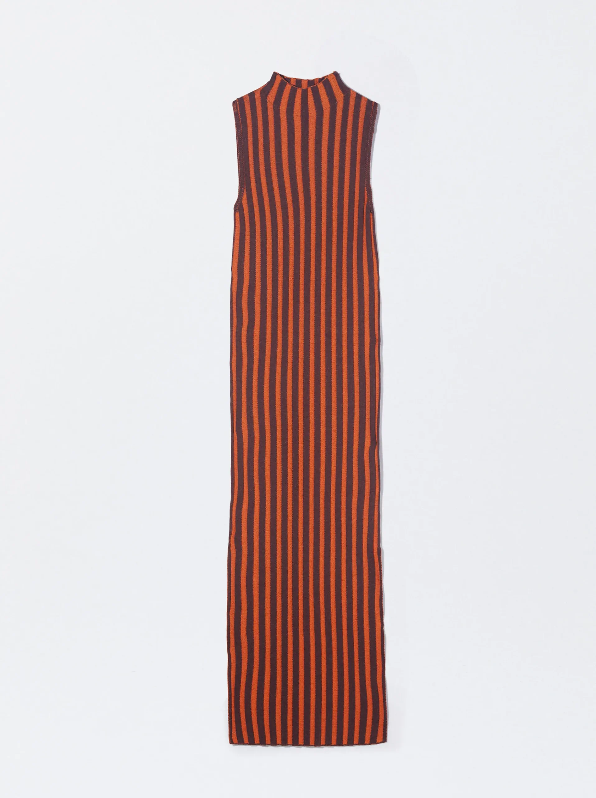PARFOIS Hosen>Langes Kleid Mit Streifen Orange